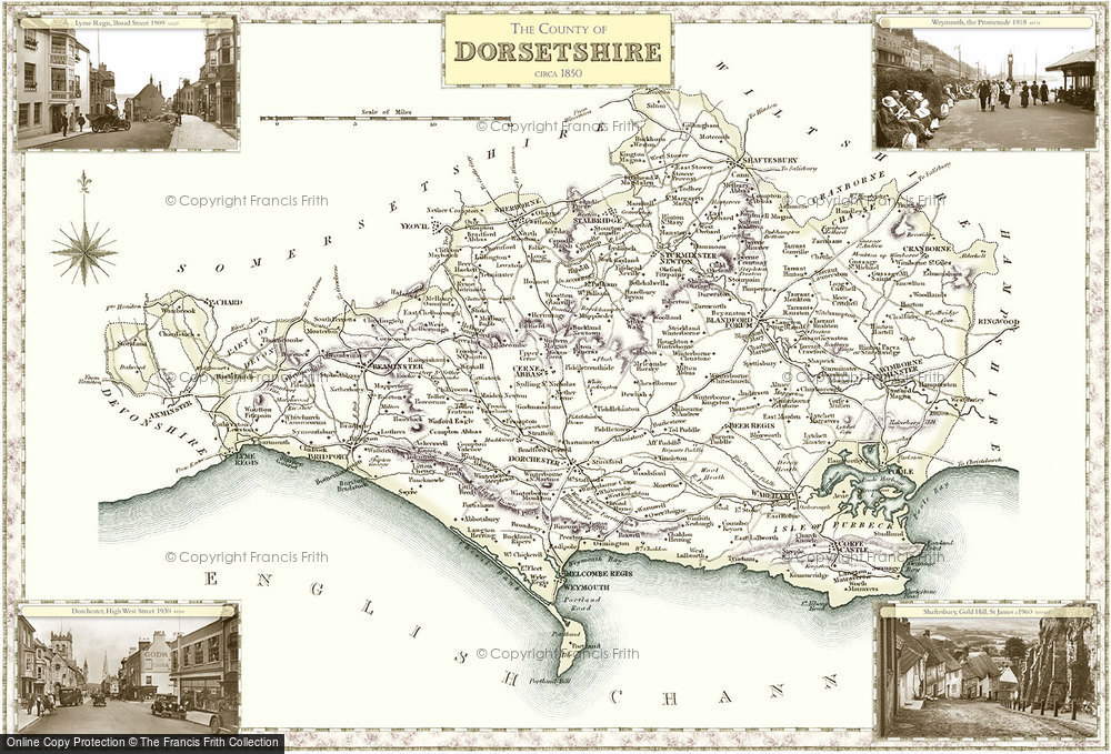 Old Map of Historic Map covering New Buildings in 1840