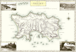 Map of Map of Jersey
