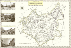 Map of Map of Leicestershire