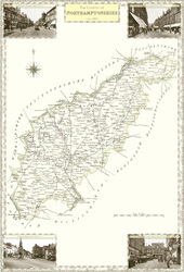 Map of Map of Northamptonshire