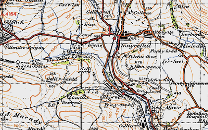 Old map of Thomastown in 1947