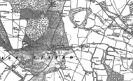 Old Map of East Tisted, 1895