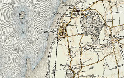 Old map of Hunstanton in 1901-1902