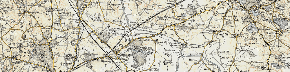 Old map of Kinsale in 1902
