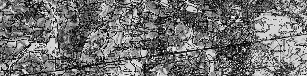 Old map of Phoenix Green in 1895